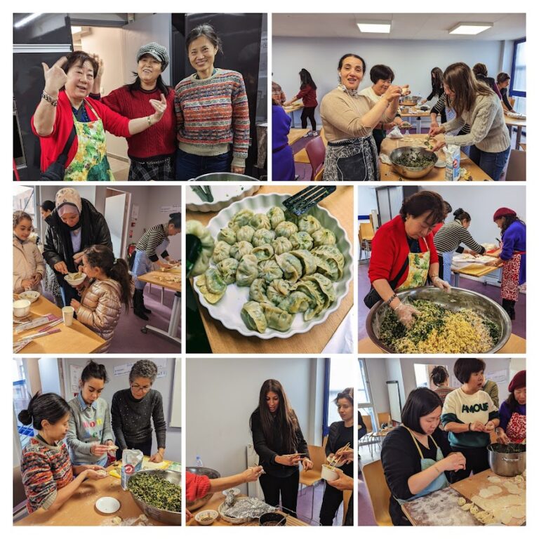 Atelier ravioli à la MPT Roser pour le nouvel an chinois