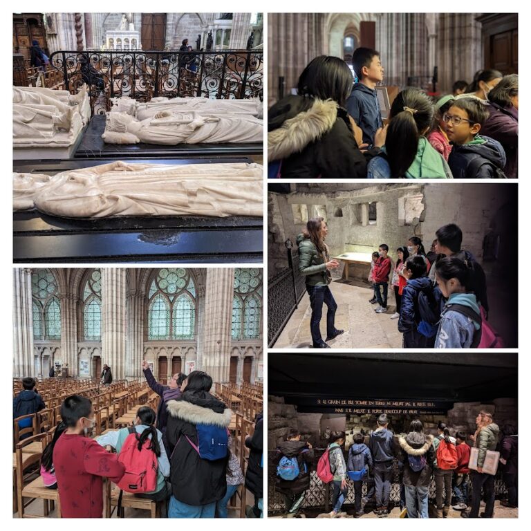 Visite de la basilique de Saint-Denis