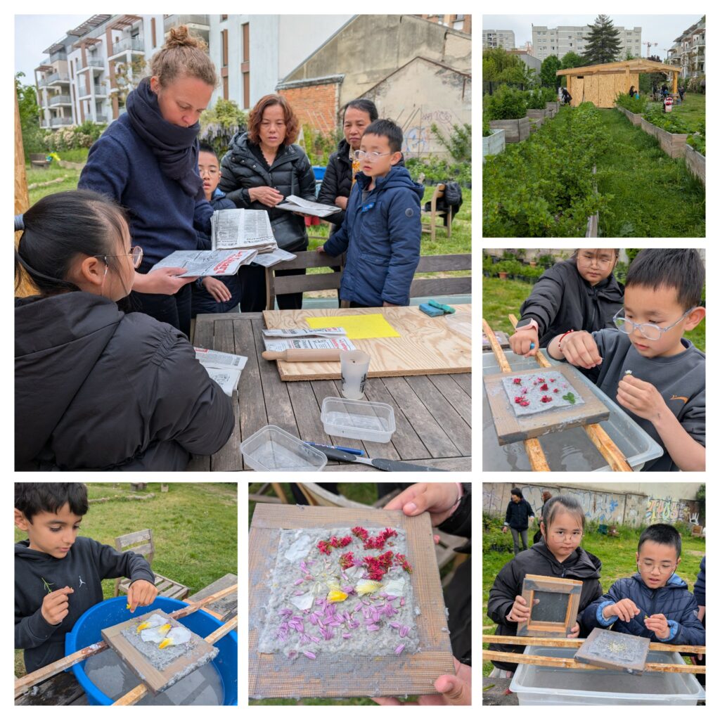 Ateliers de fabrication de cartes végétales avec "Graines de botaniste" et "Point de rassemblement"