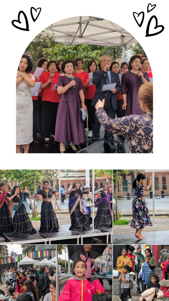 Samedi 20 septembre 2025: Participation dans le cadre de la journée internationale de la Paix à La Courneuve. Une chorale d'habitants d'origine chinoise y a interprété la chanson "让世界充满爱", composé en 1986 par Guo Feng à l'occasion de l'année internationale de la Paix proclamée par l'ONU.