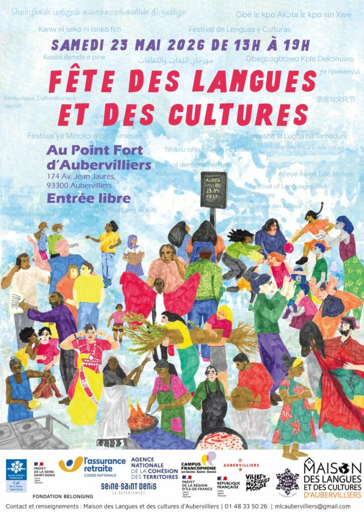 Bienvenu ce samedi 23 mai pour nous rencontrer au Point Fort d'Aubervilliers !